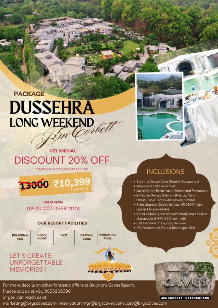 Dussehra long weekend Brys Caves